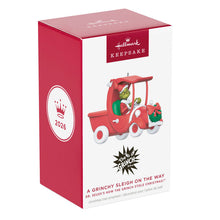 Load image into Gallery viewer, Dr. Seuss's How the Grinch Stole Christmas!™ A Grinchy Sleigh On the Way Ornament
