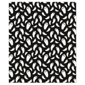 Grinning Ghosts Throw Blanket, 50x60