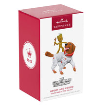 Load image into Gallery viewer, Marvel Guardians of the Galaxy Groot and Cosmo Ornament
