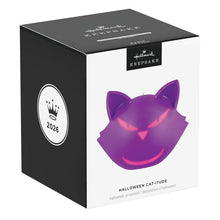 Load image into Gallery viewer, Halloween Cat-itude Ornament With Light and Sound - Hallmark Timmins
