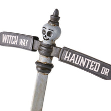 Load image into Gallery viewer, Hauntsville Collection Street Sign Tabletop Decoration, 4.25"
