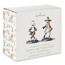 Load image into Gallery viewer, Hauntsville Collection Trick-or-Treaters Tabletop Decorations, Set of 2
