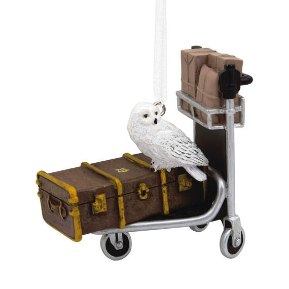 Harry Potter™ Luggage Trolley With Hedwig™ Hallmark Ornament