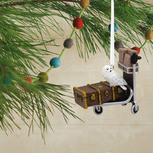 Load image into Gallery viewer, Harry Potter™ Luggage Trolley With Hedwig™ Hallmark Ornament
