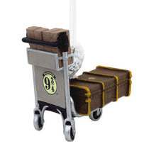 Load image into Gallery viewer, Harry Potter™ Luggage Trolley With Hedwig™ Hallmark Ornament
