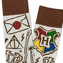 Load image into Gallery viewer, Harry Potter™ Collage of Icons Novelty Crew Socks
