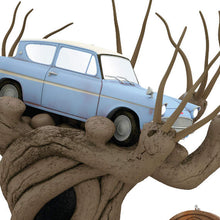 Load image into Gallery viewer, Harry Potter and the Chamber of Secrets™ Collection Flying Ford Anglia in the Whomping Willow™ Tree Topper With Light and Sound
