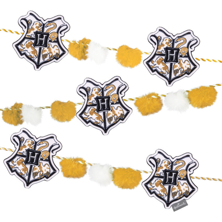 Harry Potter™ Hogwarts™ Crest Fabric Hallmark Garland, 72