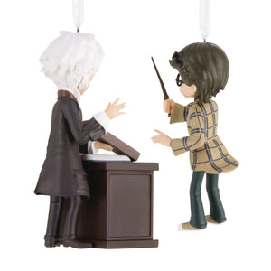 Harry Potter™ and Garrick Ollivander™ Hallmark Ornaments, Set of 2