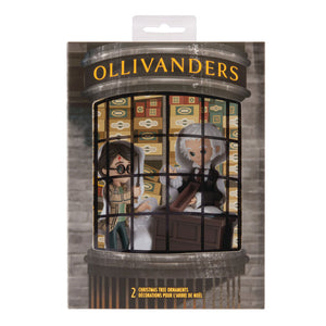 Harry Potter™ and Garrick Ollivander™ Hallmark Ornaments, Set of 2