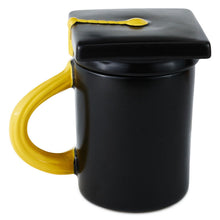 Load image into Gallery viewer, Hats Off Grad Sculpted Mug With Grad Cap Lid, 15 oz.
