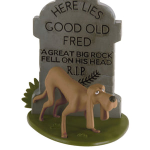 Disney The Haunted Mansion Caretaker and Dog Hallmark Ornaments, Set of 2