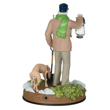 Load image into Gallery viewer, Disney The Haunted Mansion Collection The Caretaker and His Dog Ornament With Light and Sound
