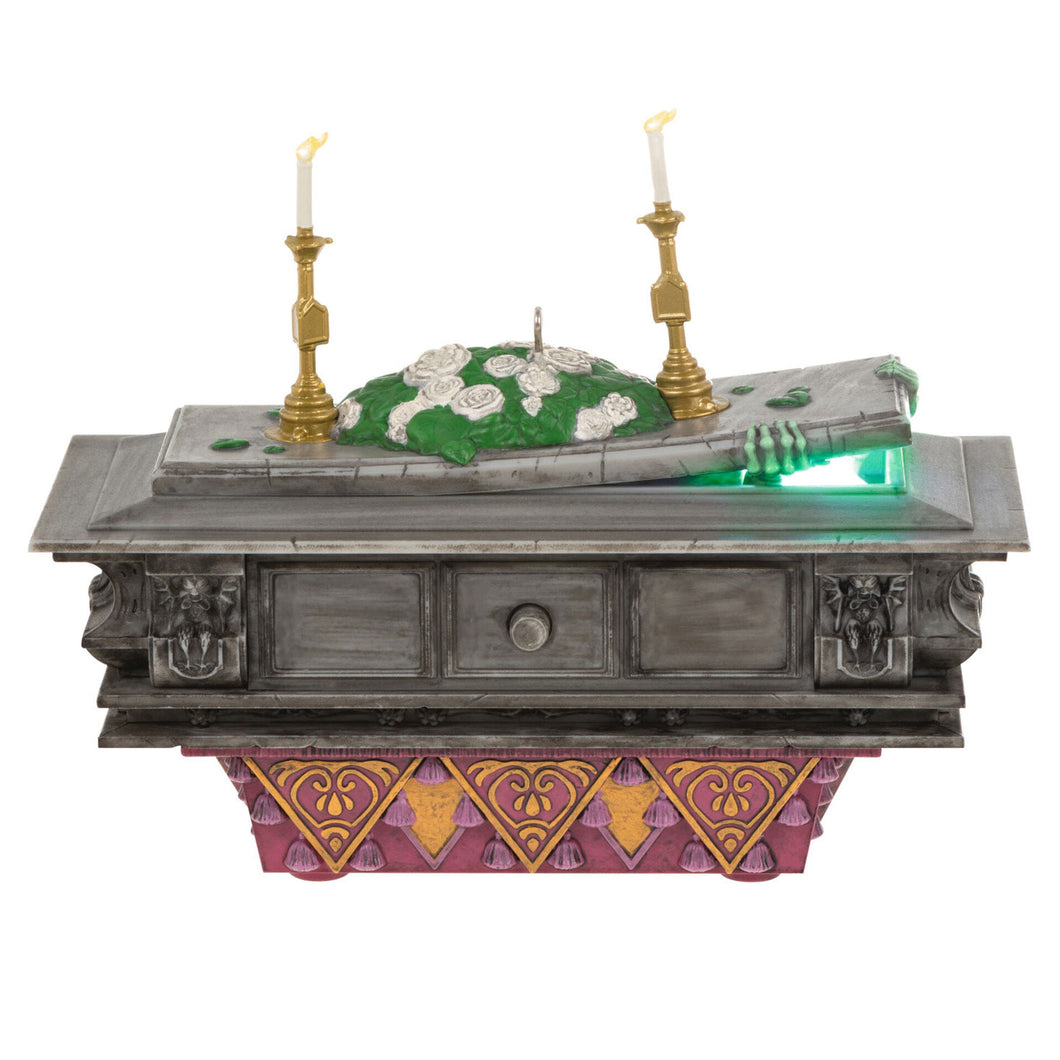 Disney The Haunted Mansion Collection The Coffin in the Conservatory Ornament With Light and Sound