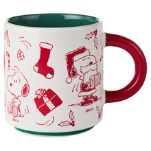 Load image into Gallery viewer, Peanuts® Holiday Snoopy Through the Decades Mug, 17.5 oz.
