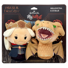 Load image into Gallery viewer, itty bittys® House of the Dragon™ Rhaenyra™ and Syrax™ Plush, Set of 2
