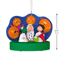 Load image into Gallery viewer, The Peanuts® Gang 60th Anniversary Spooked Trick-or-Treaters Ornament With Light and Sound - Hallmark Timmins
