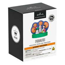 Load image into Gallery viewer, The Peanuts® Gang 60th Anniversary Spooked Trick-or-Treaters Ornament With Light and Sound - Hallmark Timmins
