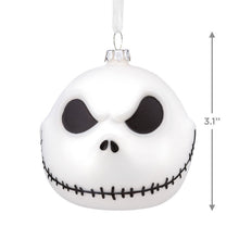 Load image into Gallery viewer, Disney Tim Burton&#39;s The Nightmare Before Christmas Jack Skellington Blown Glass Hallmark Ornament
