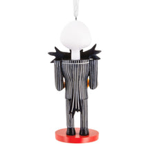 Load image into Gallery viewer, Disney Tim Burton&#39;s The Nightmare Before Christmas Jack Skellington Nutcracker Hallmark Ornament
