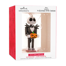 Load image into Gallery viewer, Disney Tim Burton&#39;s The Nightmare Before Christmas Jack Skellington Nutcracker Hallmark Ornament
