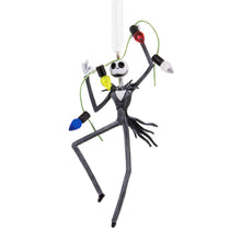 Load image into Gallery viewer, Disney Tim Burton&#39;s The Nightmare Before Christmas Jack Skellington With Lights Hallmark Ornament
