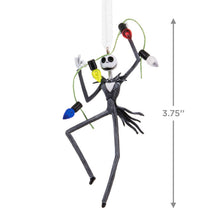 Load image into Gallery viewer, Disney Tim Burton&#39;s The Nightmare Before Christmas Jack Skellington With Lights Hallmark Ornament
