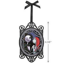 Load image into Gallery viewer, Disney Tim Burton&#39;s The Nightmare Before Christmas Jack and Sally Papercraft Ornament
