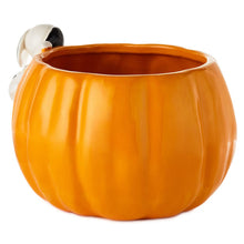 Load image into Gallery viewer, Peanuts® Pumpkin Candy Bowl With Snoopy
