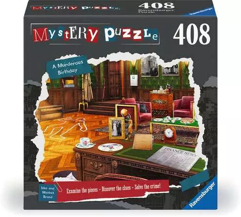 A Murderous Birthday - 408 Piece Mystery Puzzle by Ravensburger