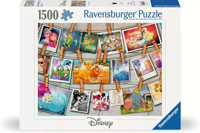 Disney Photographs - 1500 Pieces Puzzle by Ravensburger