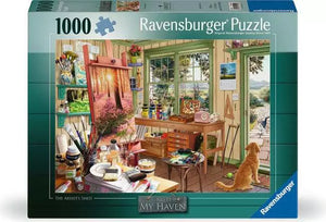 My Haven: Artist's Shed - 1000 Pieces Puzzle by Ravensburger