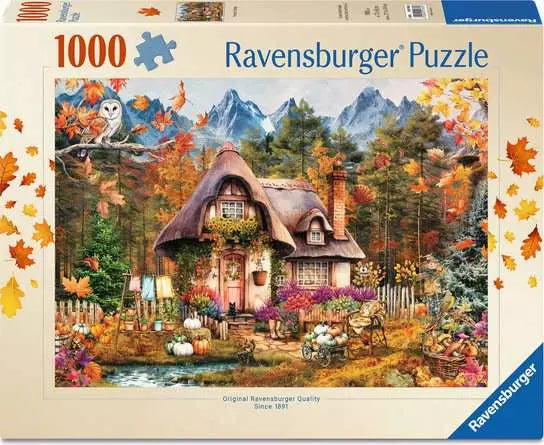 Pumpkin Cottage - 1000 Piece Puzzle by Ravensburger