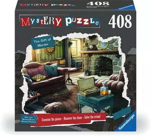 The Gift of Murder - 408 Piece Mystery Puzzle by Ravensburger