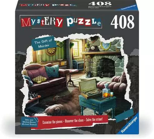 The Gift of Murder - 408 Piece Mystery Puzzle by Ravensburger