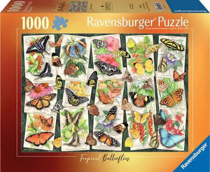 Tropical Butterflies - 1000 Piece Puzzle by Ravensburger