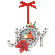 Load image into Gallery viewer, Marjolein Bastin Charming Cardinals Papercraft Ornament
