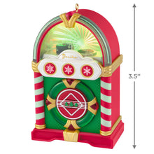 Load image into Gallery viewer, Jolly Jukebox Musical Ornament With Light
