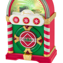 Load image into Gallery viewer, Jolly Jukebox Musical Ornament With Light
