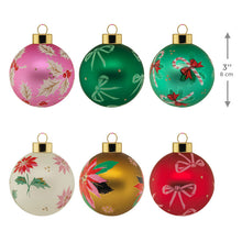 Load image into Gallery viewer, Lacey Chabert Collection Glass Hallmark Ornaments, Set of 6
