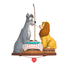 Load image into Gallery viewer, Disney Lady and the Tramp 70th Anniversary Spaghetti Supper Ornament
