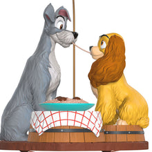 Load image into Gallery viewer, Disney Lady and the Tramp 70th Anniversary Spaghetti Supper Ornament
