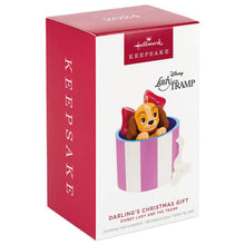 Load image into Gallery viewer, Disney Lady and the Tramp Darling&#39;s Christmas Gift Ornament
