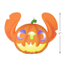 Load image into Gallery viewer, Disney Lilo &amp; Stitch Spooky Stitch Jack-o&#39;-Lantern Ornament With Light
