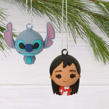 Load image into Gallery viewer, Mini Disney Lilo &amp; Stitch Shatterproof Hallmark Ornaments, Set of 6
