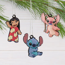 Load image into Gallery viewer, Mini Disney Lilo &amp; Stitch Hallmark Tree Topper and Ornaments, Set of 5
