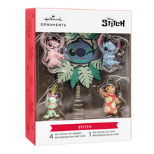 Load image into Gallery viewer, Mini Disney Lilo &amp; Stitch Hallmark Tree Topper and Ornaments, Set of 5
