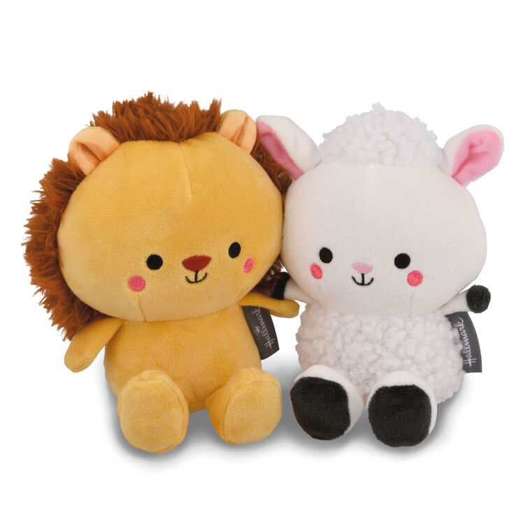 Better Together Lion and Lamb Magnetic Plush Pair, 5.25