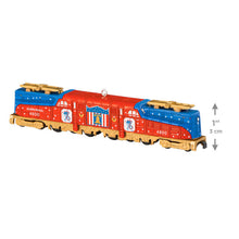 Load image into Gallery viewer, Lionel® Trains Conrail Bicentennial GG1 Locomotive With Gold Accents Metal Ornament - Hallmark Timmins
