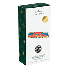 Load image into Gallery viewer, Lionel® Trains Conrail Bicentennial GG1 Locomotive With Gold Accents Metal Ornament - Hallmark Timmins
